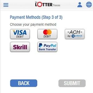 Payment Methods on theLotter